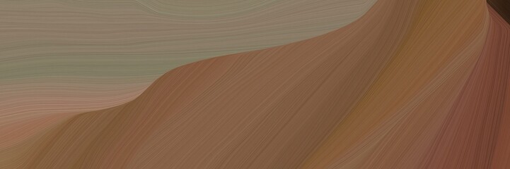 Leinwandbilder - abstract curved speed lines background or backdrop with pastel brown, gray gray and very dark pink colors. can be used as header background