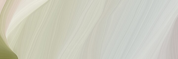 Aufkleber - wild curved speed lines background or backdrop with pastel gray, pastel brown and antique white colors. can be used as banner background