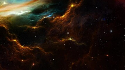nebula, nebula animation in space can be used as background