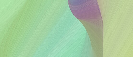 Poster - beautiful wild curved speed lines background or backdrop with ash gray, dark sea green and gray gray colors. can be used as card background