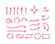 © Giovanna - Doddle arrow set, collection of hand drawn arrows, vector set.