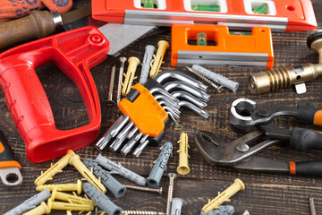 Various tools for working in the workshop.