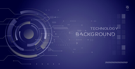 Abstract circuit board technology. Technological design. High tech digital technology concept.