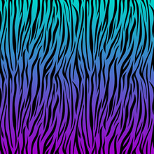 Funky Tiger Stripes Design - Black Tiger Stripes Background
