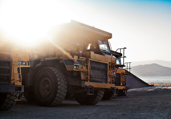 Machinery parked on site