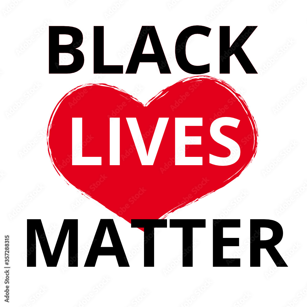 No Racism Civil Rights Stop racism. Black lives matter, we are equal. No racism concept. Human ...