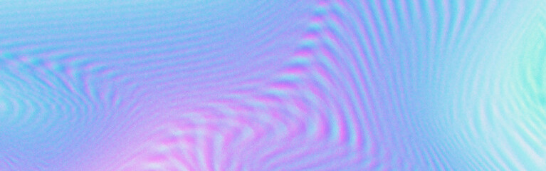 Wall Mural - abstract holographic texture electric blue and purple banner holo glitch blank background