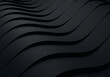 © Anton - Elegant black background with flowing lines. Minimal geometric curve dynamic shapes composition. Wavy background abstract papercut decoration 3D rendering