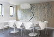 © Astronaut Images/KOTO - Wall art and chandelier in modern dining room