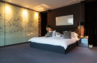 Wall Mural - Wall art in modern bedroom