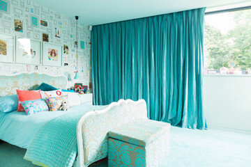 Sticker - Blue bedroom