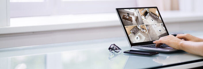 Aufkleber - Monitoring CCTV Camera Surveillance Footage