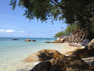 tropical beach in thailand