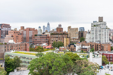 Canvas Print - A view of another skyline of New York