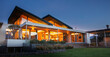 © Tom Merton/KOTO - Illuminated luxury modern house at night