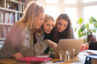 © Tom Merton/KOTO - Teenage girls using digital tablet