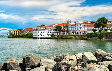 Canvas Print - Casco Viejo, the historic district of Panama City