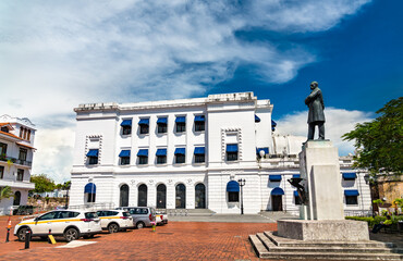 Sticker - Ministry of Culture and Pablo Arosemena Monument in Panama City