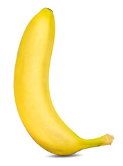 Wall Mural - Banana isolated on white background