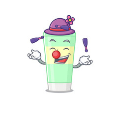 Sticker - A cleansing foam cartoon design style succeed playing juggling