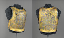 Gold Armor From Different Angles Views, Medieval Knight Armor