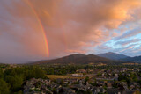 Fototapeta Tęcza - Rainbow in Southern Oregon near Ashland, Oregon