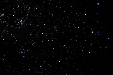 Wall Mural - stars and galaxy outer space sky night universe black starry background of shiny starfield