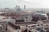 Fototapeta Londyn - aerial view of the city