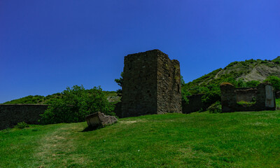 Wall Mural - Nichbisi castle in central Georgia