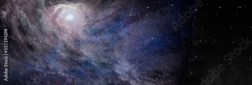 Fotomural A beautiful lone star Galaxy in outer space