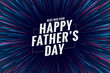 happy fathers day celebration wishes greeting design