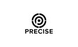 p, p logo, precision, precision logo, right, target, icon, symbol