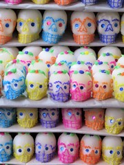 Mexican Day of the dead sugar skulls