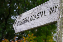 Cumbria Coastal Way Sign UK