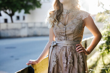 Traditional Bavarian dress called Dirndl