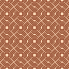 Fototapete - seamless geometric pattern with geometric shapes,Fabric pattern,Tile pattern,Carpet pattern,Wallpaper pattern,Pottery pattern,Graphic resources