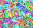 Colorful wave texture