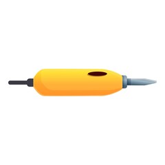 Poster - Portable soldering icon. Cartoon of portable soldering vector icon for web design isolated on white background
