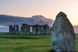 Stonehenge at sunset in UK- Wales