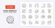 fitness and gym 2 line icons 256 x 256