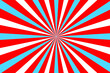 © Oleksandr - retro rays red white cyan color background