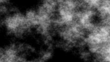 Fog, Smoke, Vapor, Cloud Isolated Overlays Transparent Special Effect, White Smoky Abstract On Black. Royalty High-quality Free Stock Image Of White Smoke, Vapor, Fog Overlay On Black Background