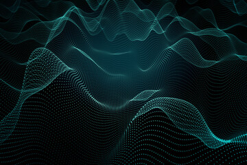 Poster - Creative white wave background texture.