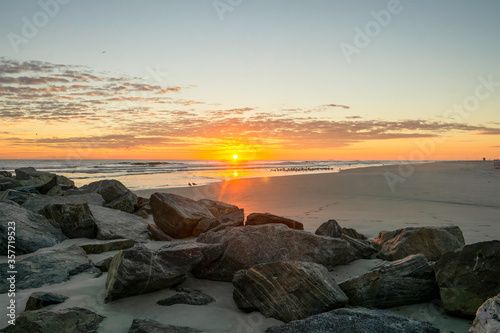 Fotografía Ponce Inlet at New Smyrna Beach in Florida in the Winter