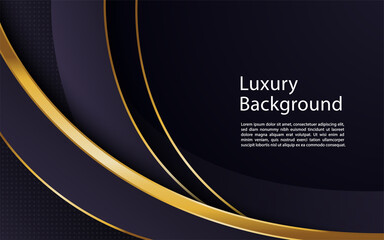 Wall Mural - Dynamic luxury dark navy purple paper cut background, Graphic design element.