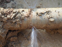 Burst Pipe Or Leaking Pipe Should Be Repaired Immediately