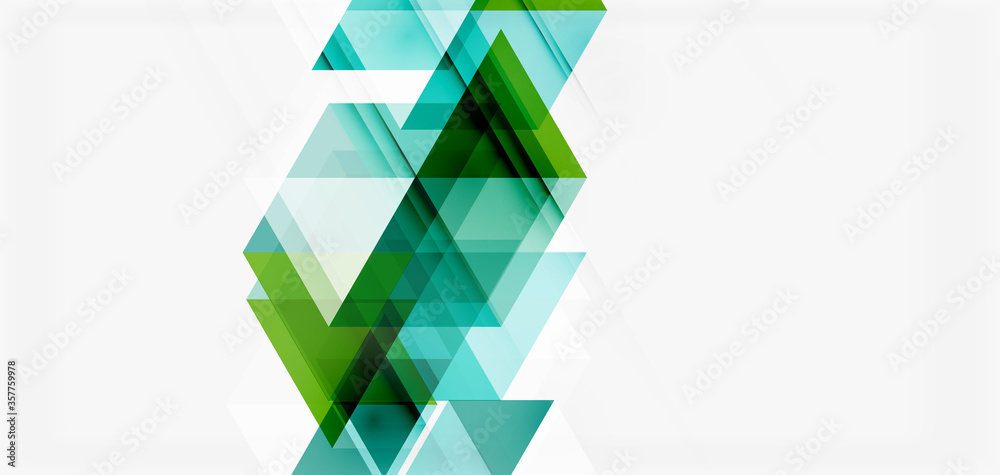 Geometric abstract background, mosaic triangle and hexagon shapes ...