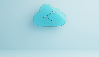Poster - cloud storage technology concept