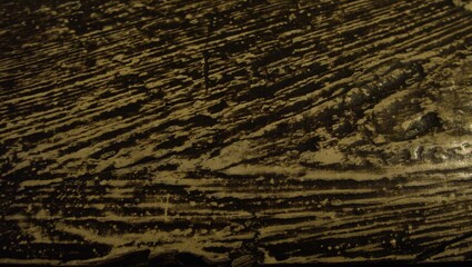 Canvas Print - Close-up of a very old piece of wood surface