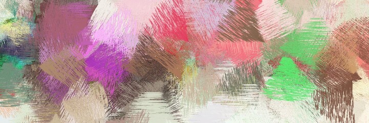 Poster - abstract brush strokes background decoration with rosy brown, dark olive green and misty rose. graphic can be used for background graphics, art prints or creative fasion design element
